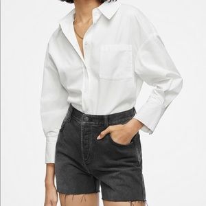 Anine Bing Bonnie Raw Hem Cutoff Shorts size 26